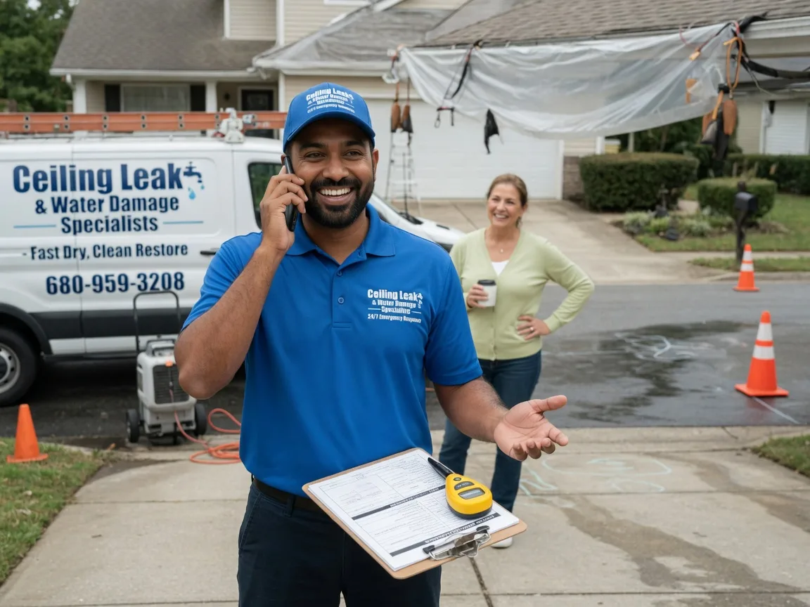 Ceiling Leak Cleanup Parkhill, PA FAQs